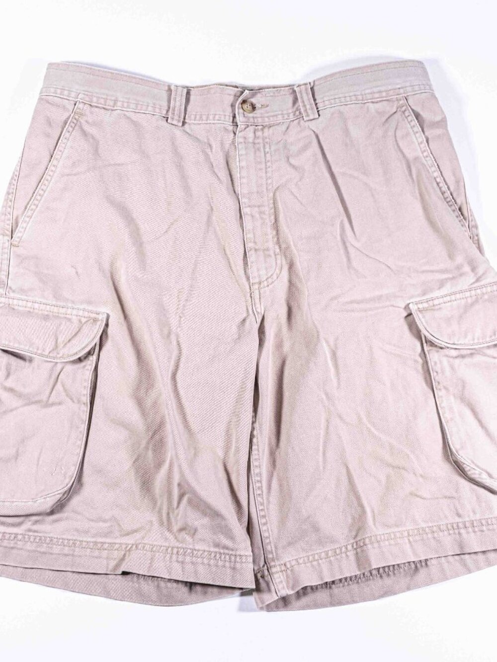 Vintage 90s Polo Ralph Lauren Chino Cargo Shorts Mens 33 Khaki Y2K